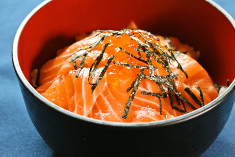 Salmon OyakoDon Dharma Sushi Restaurant